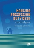 Cover: Housing Possession Duty Desk - Legal Action Group
