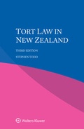 Cover: Tort Law in New Zealand - Kluwer Law International