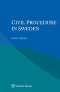Abbildung von: Civil Procedure in Sweden - Kluwer Law International