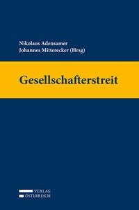 Abbildung von: Gesellschafterstreit - Verlag Österreich