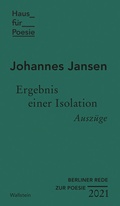 Cover: Ergebnis einer Isolation - Wallstein