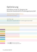 Cover: Optimierung - Verlag Barbara Budrich