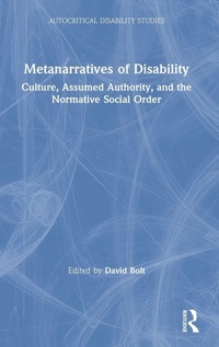 Enlarge image Cover: Metanarratives of Disability - Routledge