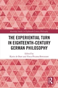 Cover: The Experiential Turn in Eighteenth-Century German Philosophy - Routledge