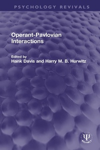 Abbildung von: Operant-Pavlovian Interactions - Routledge