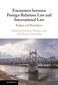 Cover: Encounters between Foreign Relations Law and International Law - Cambridge University Press