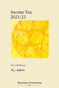 Cover: Bloomsbury Professional Income Tax 2021/22 - Bloomsbury Professional