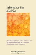 Cover: Bloomsbury Professional Inheritance Tax 2021/22 - Bloomsbury Professional