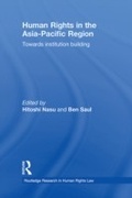 Cover: Human Rights in the Asia-Pacific Region - Routledge