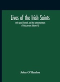 Cover: Lives Of The Irish Saints - ALPHA EDITION