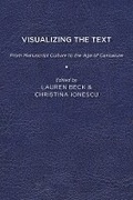 Cover: Visualizing the Text - University of Delaware Press