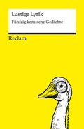 Cover: Lustige Lyrik. F&uuml;nfzig komische Gedichte - Reclam