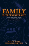 Cover: Family Entrepreneurship - Palgrave Macmillan