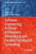 Cover: Software Engineering, Artificial Intelligence, Networking and Parallel/Distributed Computing - Springer