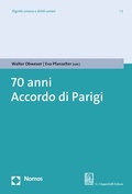 Cover: 70 anni Accordo di Parigi - Nomos