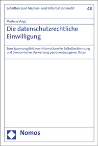 Abbildung von: Die datenschutzrechtliche Einwilligung - Nomos