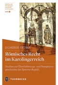 Cover: R&ouml;misches Recht im Karolingerreich - Jan Thorbecke Verlag