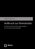 Cover: Aufbruch zur Demokratie - Nomos