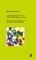 Cover: Balance Balance - Edition Art & Science