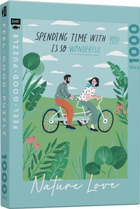 Abbildung von: Feel-good-Puzzle 1000 Teile -&nbsp;NATURE LOVE: Spending time with you is so wonderful - Edition Michael Fischer / EMF Verlag