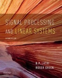 Enlarge image Cover: Signal Processing and Linear Systems - Oxford University Press Inc