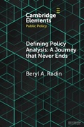 Cover: Defining Policy Analysis: A Journey that Never Ends - Cambridge University Press
