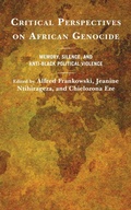 Cover: Critical Perspectives on African Genocide - Rowman & Littlefield Publishers