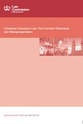 Cover: Consumer Insurance Law - Stationery Office Books