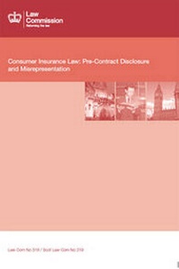 Abbildung von: Consumer Insurance Law - Stationery Office Books