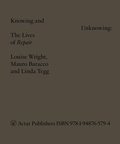 Cover: Knowing and Unknowing - Actar Publishers