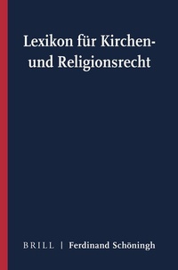 Abbildung von: Lexikon für Kirchen- und Religionsrecht - Brill | Schöningh