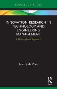 Enlarge image Cover: Innovation Research in Technology and Engineering Management - Routledge