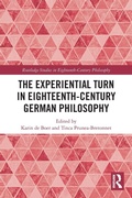 Cover: The Experiential Turn in Eighteenth-Century German Philosophy - Routledge
