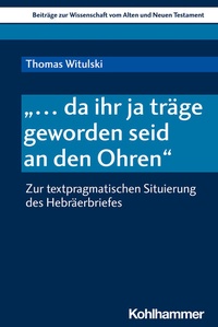 Abbildung von: "... da ihr ja träge geworden seid an den Ohren" - Kohlhammer