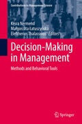 Cover: Decision-Making in Management - Springer