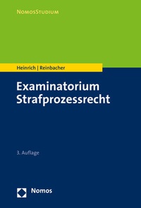 Abbildung von: Examinatorium Strafprozessrecht - Nomos