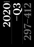 Cover: Artikelsammlung 2020-Q3 - sui generis Verlag f&uuml;r Open-Access-Publikationen