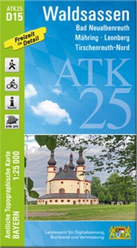 Abbildung von: ATK25-D15 Waldsassen (Amtliche Topographische Karte 1:25000) - Landesamt für Digitalisierung, Breitband und Vermessung, Bayern