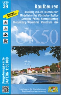 Abbildung von: UK50-39 Kaufbeuren - Landesamt für Digitalisierung, Breitband und Vermessung, Bayern