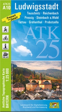 Abbildung von: ATK25-A10 Ludwigsstadt (Amtliche Topographische Karte 1:25000) - Landesamt für Digitalisierung, Breitband und Vermessung, Bayern