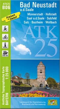 Abbildung von: ATK25-B06 Bad Neustadt a.d.Saale (Amtliche Topographische Karte 1:25000) - Landesamt für Digitalisierung, Breitband und Vermessung, Bayern