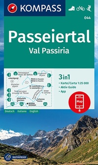Abbildung von: KOMPASS Wanderkarte 044 Passeiertal, Val Passiria 1:25.000 - KOMPASS-Karten