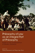 Cover: Philosophy of Law as an Integral Part of Philosophy - Hart Publishing