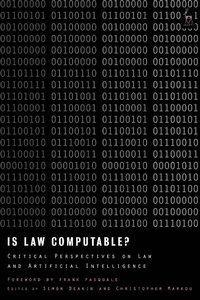 Abbildung von: Is Law Computable? - Hart Publishing