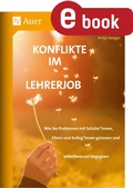 Cover: Konflikte im Lehrerjob - Auer Verlag