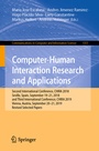 Cover: Computer-Human Interaction Research and Applications - Springer