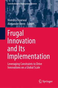 Enlarge image Cover: Frugal Innovation and Its Implementation - Springer