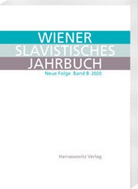 Abbildung von: Wiener Slavistisches Jahrbuch. Neue Folge 8 · 2020 - Harrassowitz Verlag
