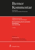 Cover: Obligationenrecht Die Entstehung durch unerlaubte Handlungen, Art. 41-61 OR - St&auml;mpfli Verlag