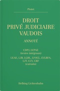 Cover: Droit priv&eacute; judiciaire vaudois annot&eacute; - Helbing & Lichtenhahn